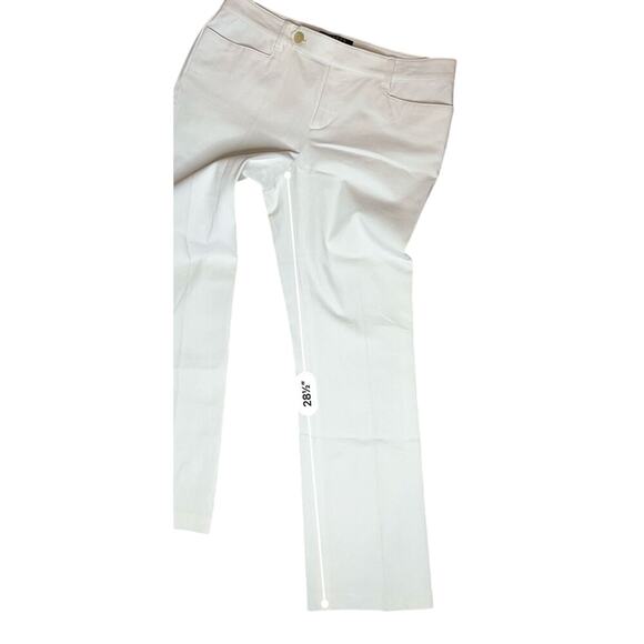 Ralph Lauren Adelle Stretch Petites Dress Pants Trousers White 8P Highly Rated - Picture 7 of 11